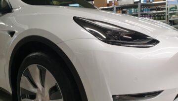 Tesla Y Full front stenslagsfolie