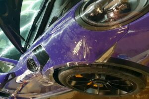 Porsche 911 forskærme PPF - stenslagsfolie beskyttelse