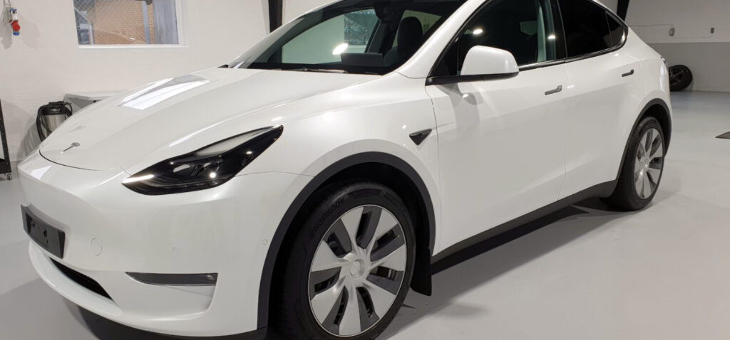 Tesla model Y full front og side paneller PPF