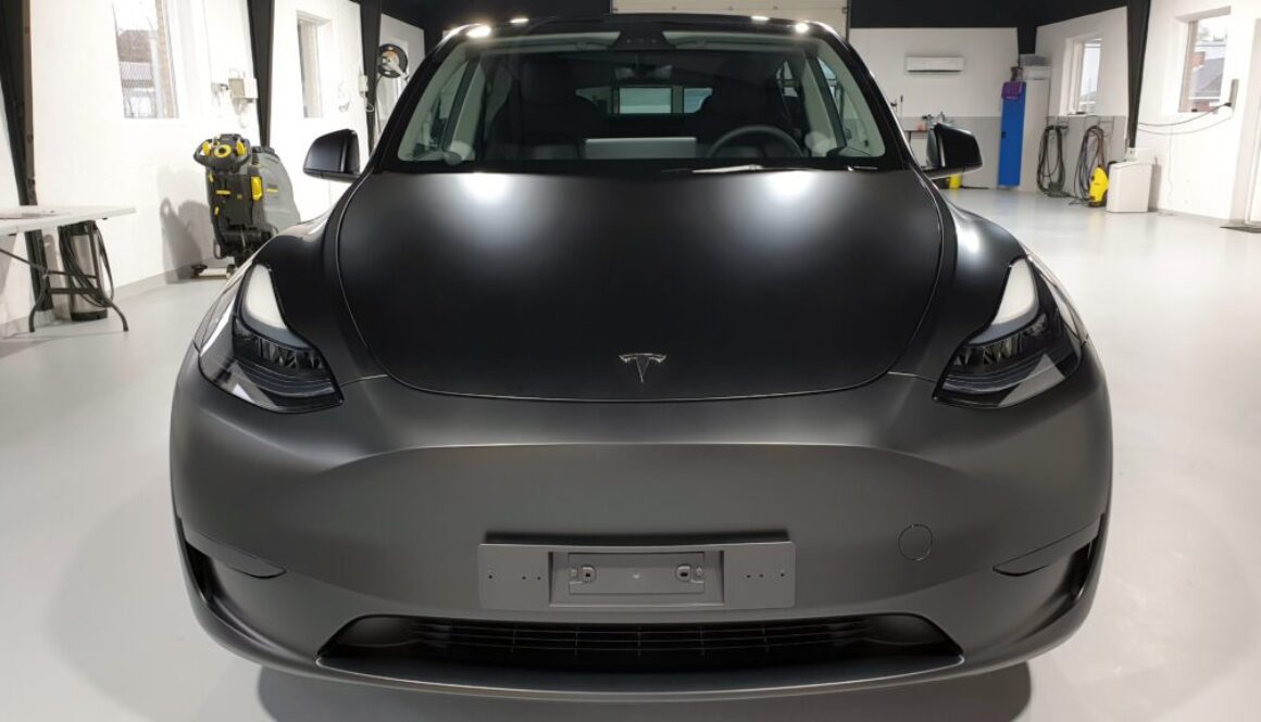 Tesla model Y sort med Stealth PPF