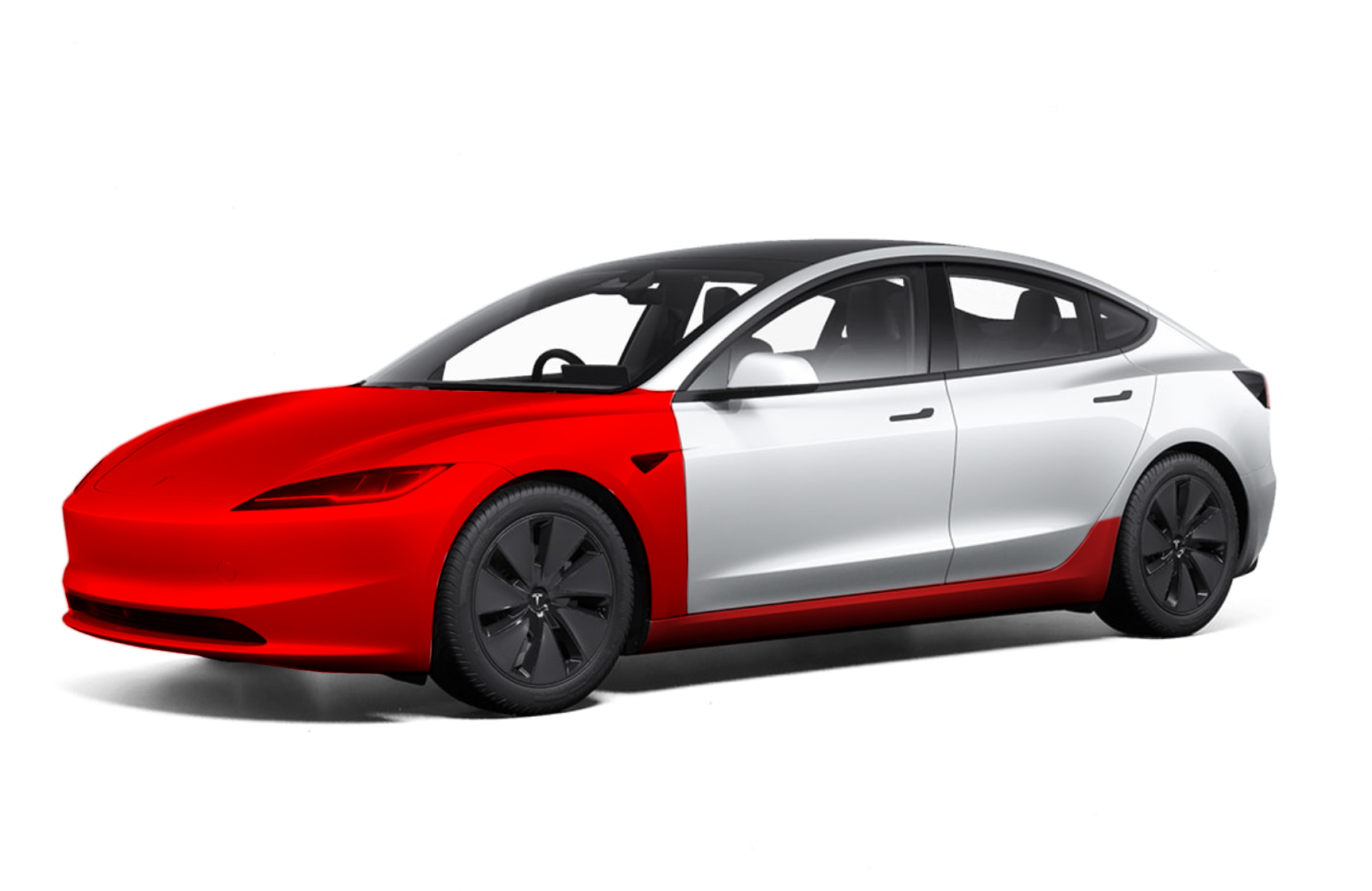 Tesla 3 Highland full front, side paneller beskyttelsesfolie