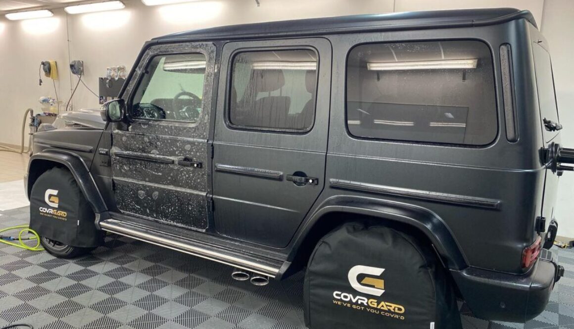 Mercedes G klasse V8 matte-stealth beskyttelsesfilm