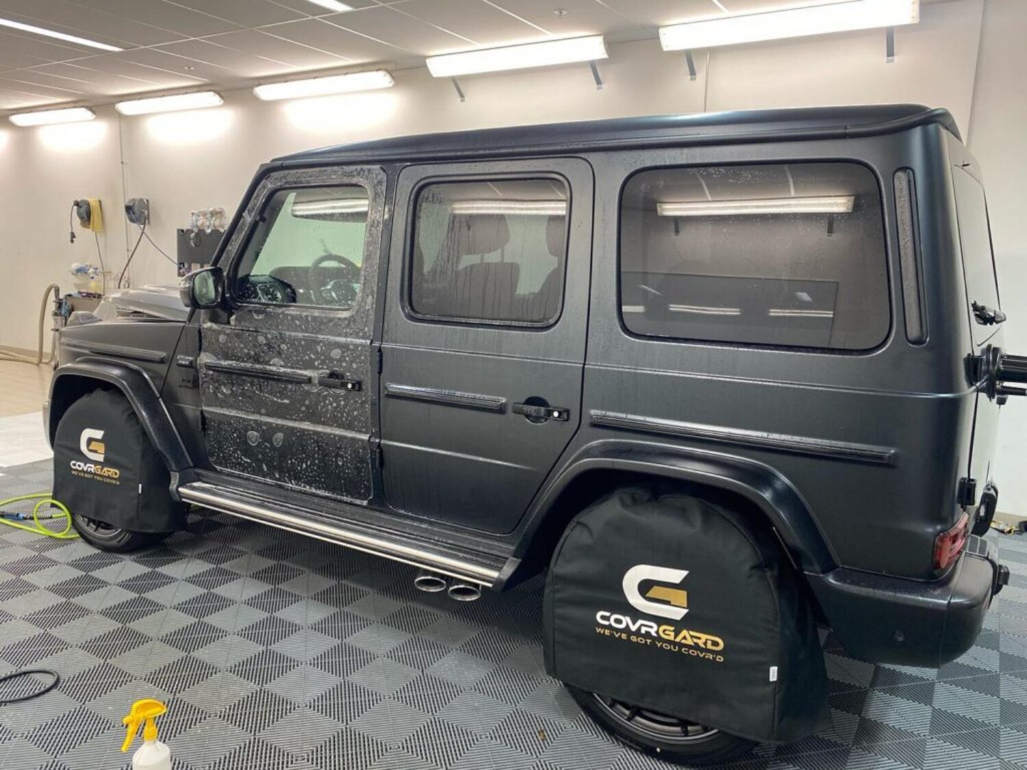 Mercedes G klasse V8 matte-stealth beskyttelsesfilm