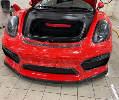 PORSCHE CAYMAN GT4 FULD FRONT STENSLAGSFOLIE