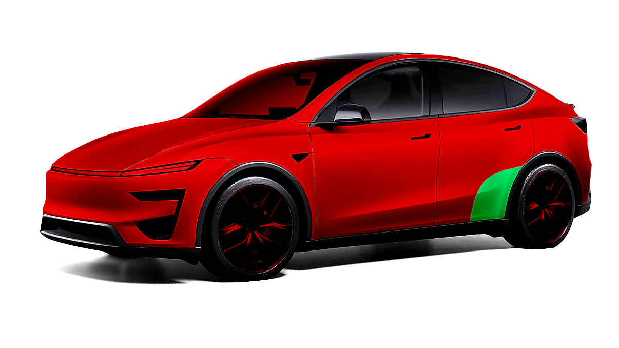 Basis PPF og keramisk coating på Tesla Model Y